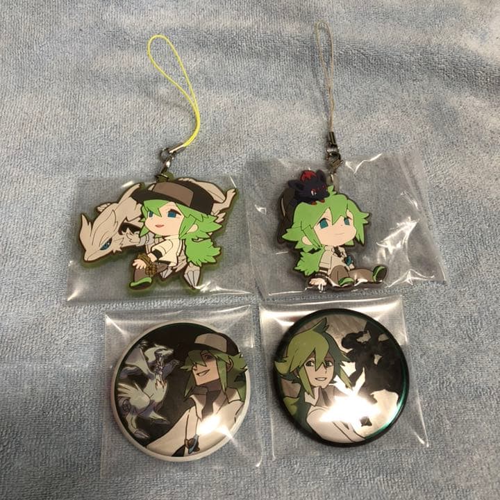 ポケモンセンター発売 N ラバーストラップ 缶バッジ