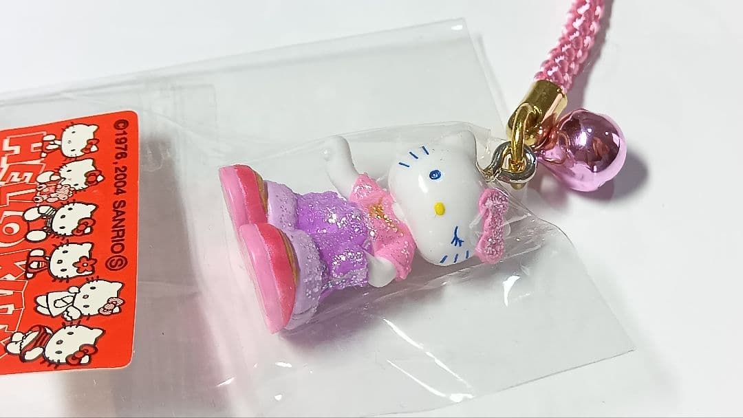 激レア！ハローキティ　KITTY＆MIMMY　根付けストラップ