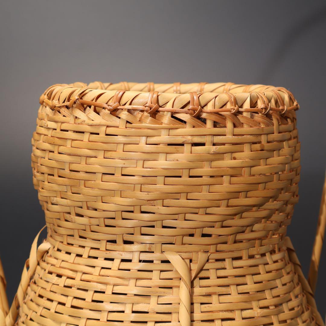 花入 花籠 即中斎好 籠 伝統工芸有馬籠 昭竹斎 共