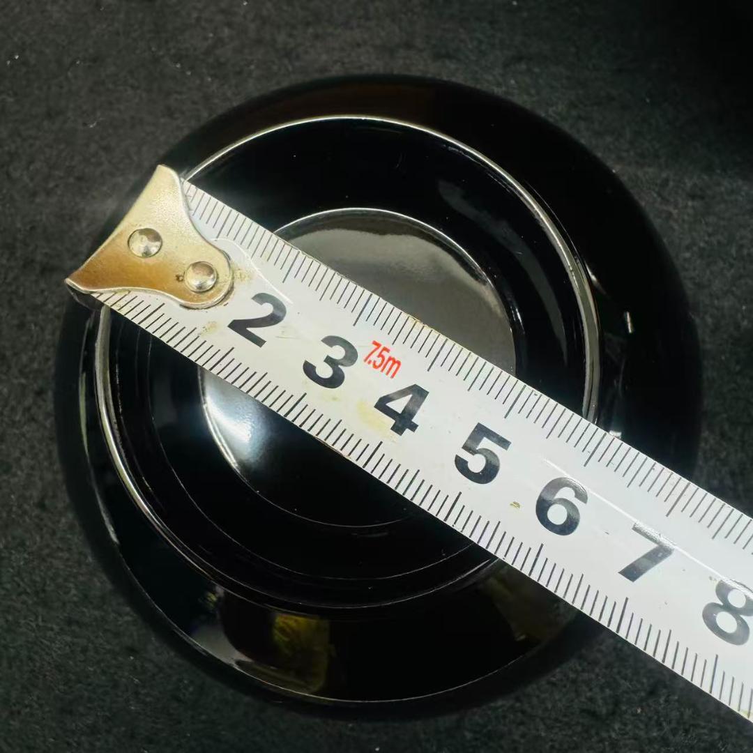 希有　美品　輪島塗　木製漆器 鷺蒔絵 吸物椀 十客12cm お正月