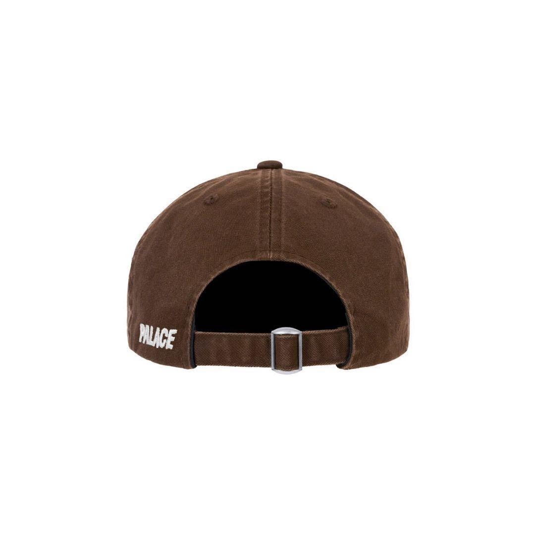 P 6-PANEL | PALACE SKATEBOARDS PALACE SKATEBOARDS P 6-PANEL CAP BROWN