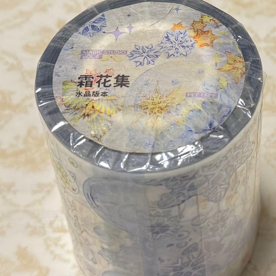 海外 PETテープ マスキングテープ 雪の結晶 送料 無料 通販