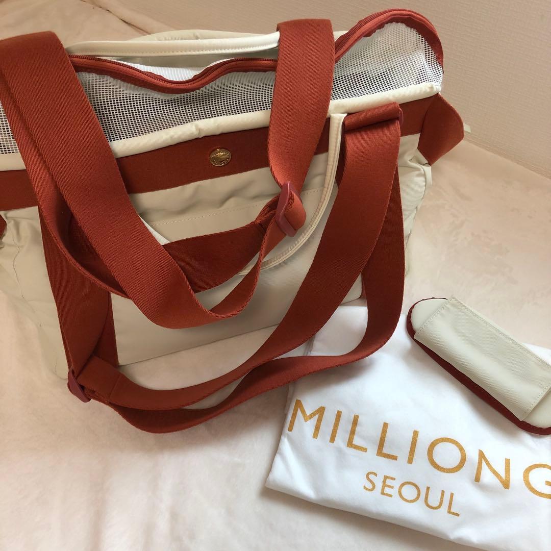 週末限定価格！】 MILLIONG ミリオン ベーグルバッグ 韓国 M 犬 猫