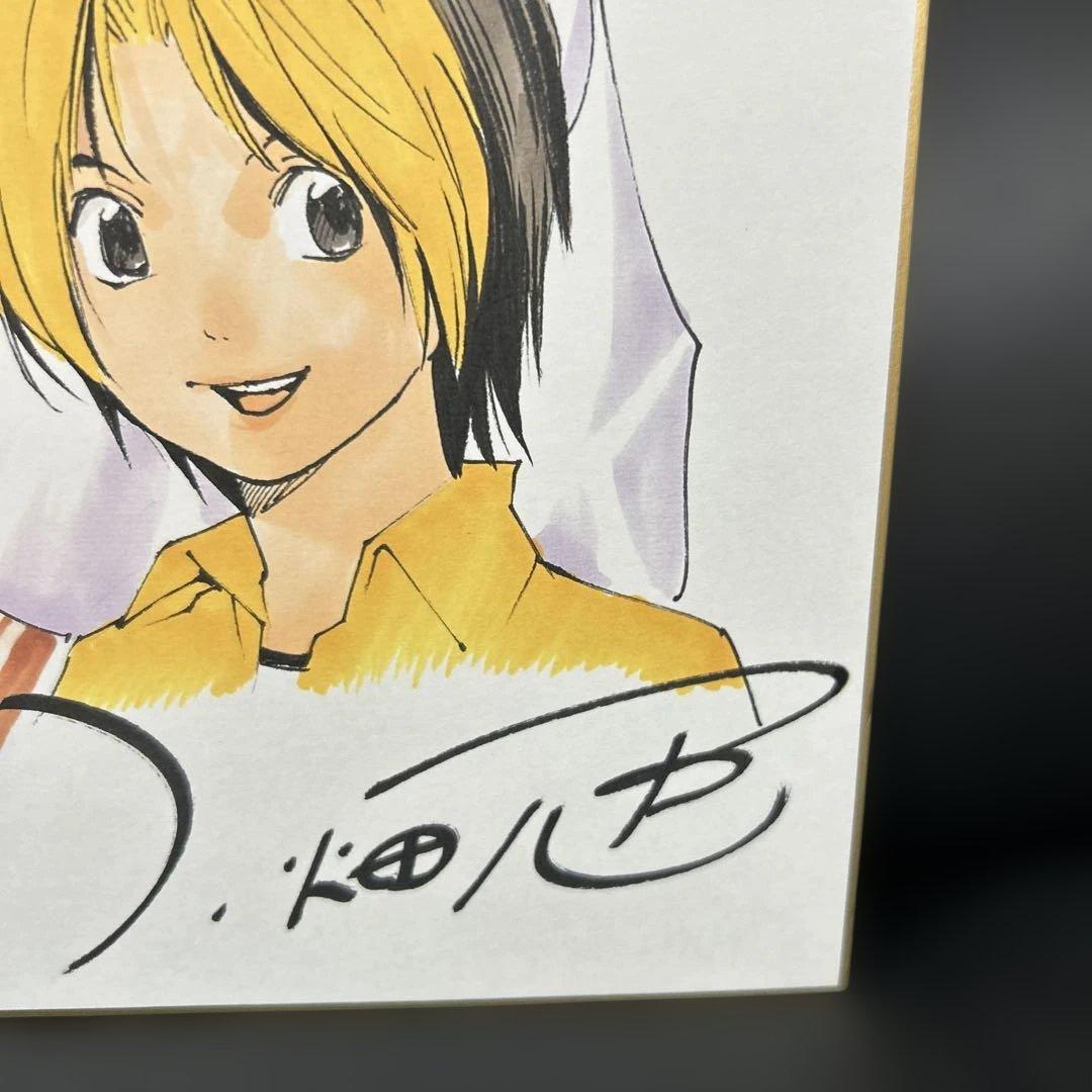 ヒカルの碁 サイン色紙 複製 ヒカル＆佐為＆アキラ 小畑健