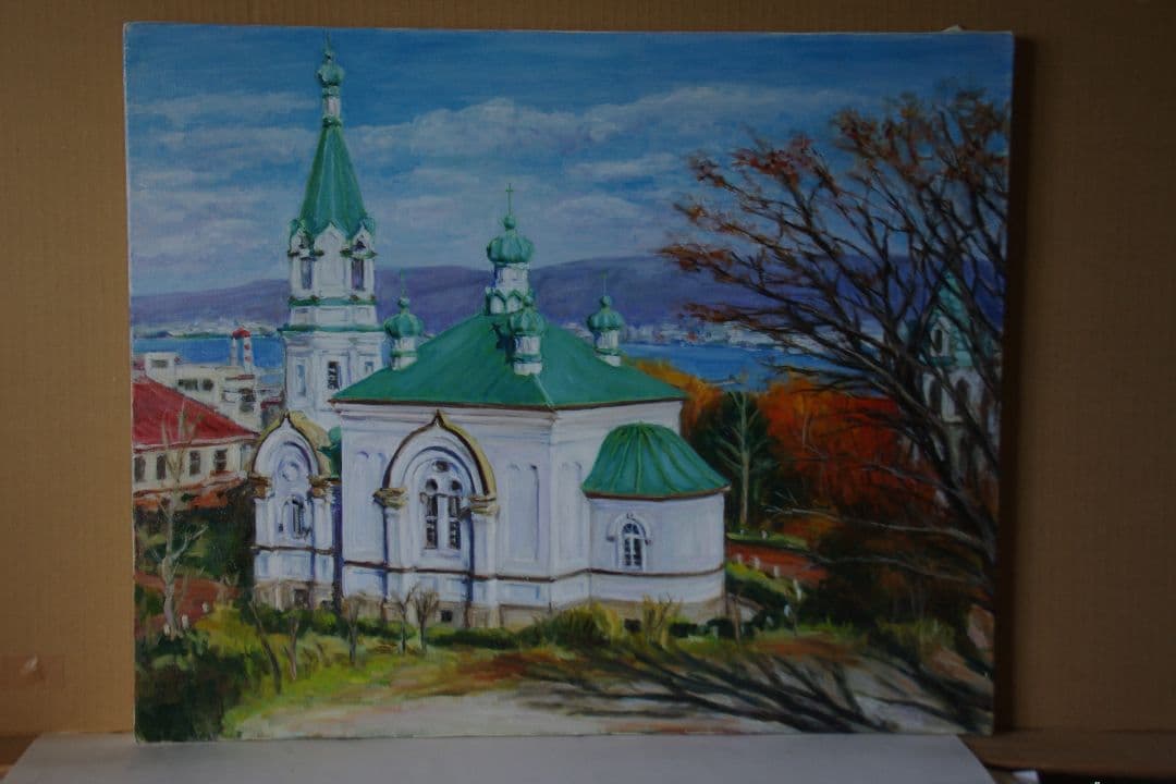 油絵函館風景