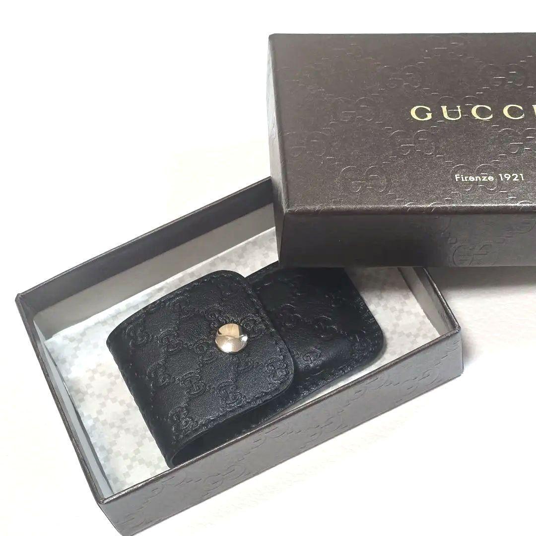 新品級】GUCCI グッチ シューホーン 靴べら 折畳み レザーケース GG柄