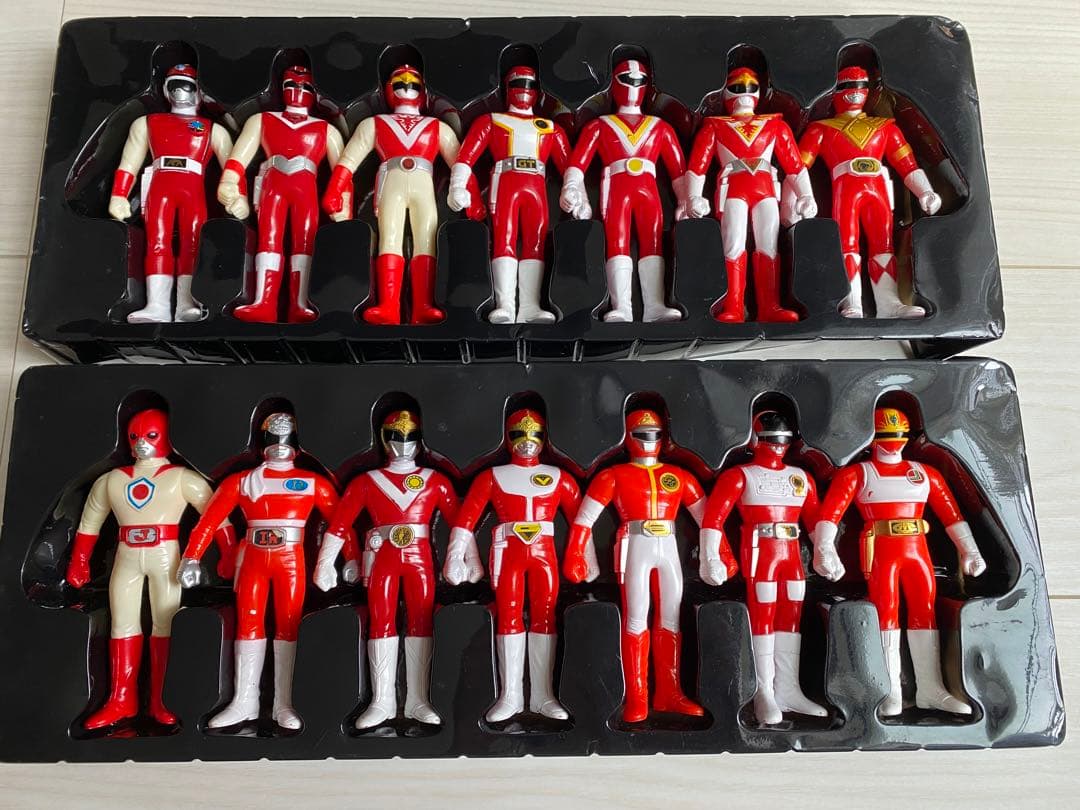 スーパー戦隊 結集レッドヒーロー PART 1 PART 2 セット バンダイ