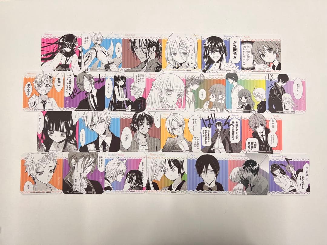 藤原ここあ 妖狐×僕SS 15周年記念カフェ 前半後半 コースター