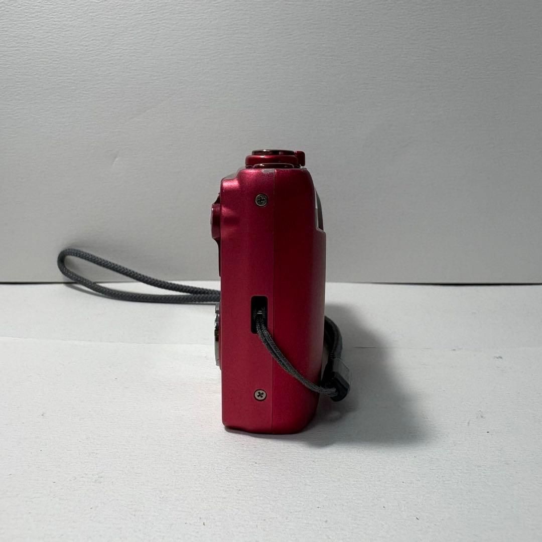 美品】OLYMPUS VR-37 オリンパス レッド 赤 デジタルカメラ