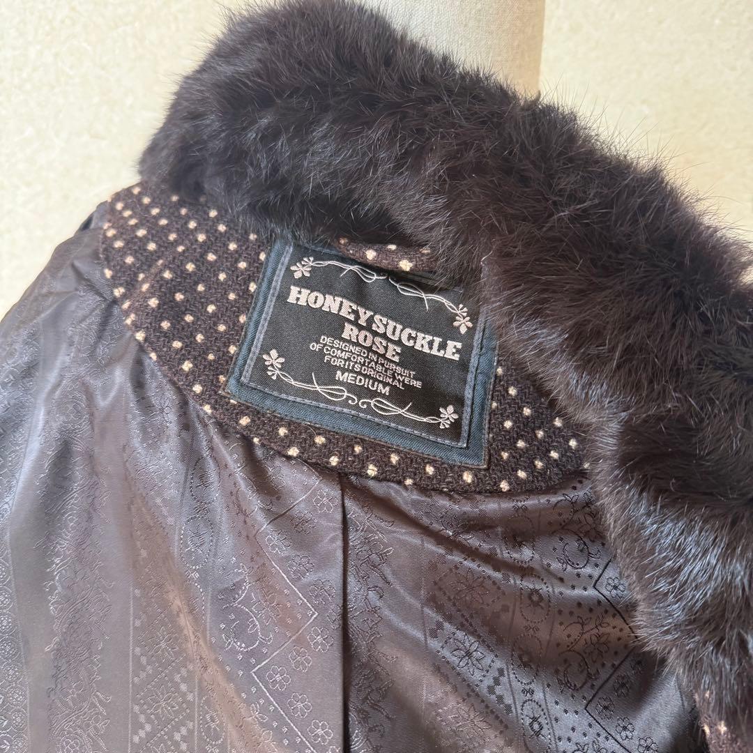 ཻ̊✩ギャル 姫ギャル 平成ギャル コート 森ガール 水玉 ドット コート