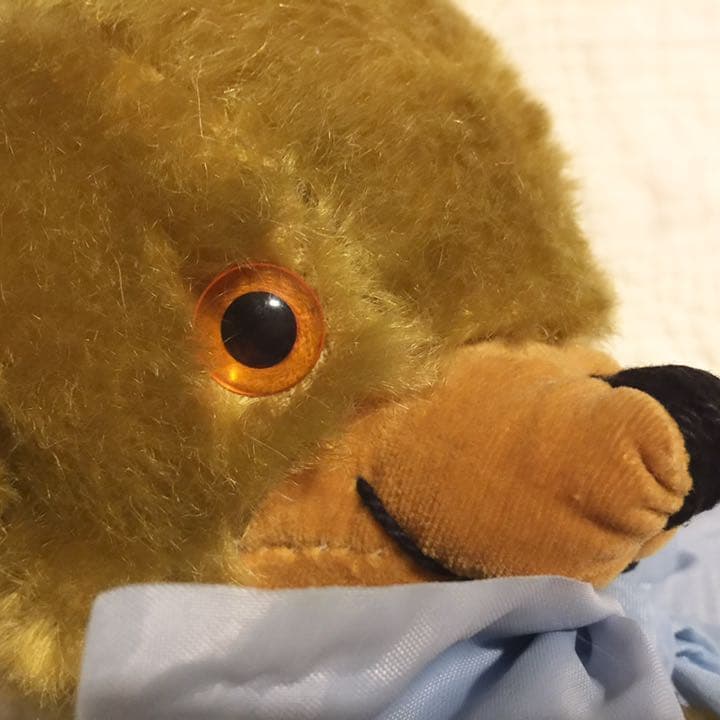 ヴィンテージ メリーソート テディベア チーキー ぬいぐるみ ゴールド モヘア