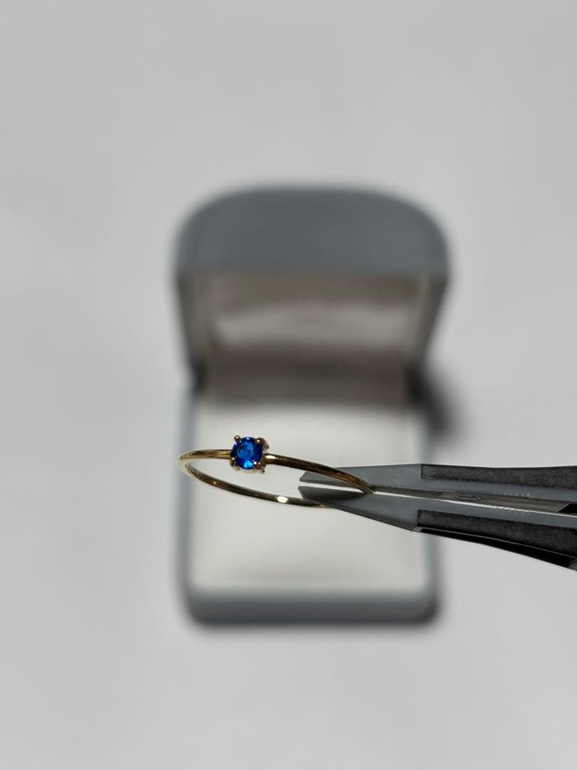 アウイナイトK18華奢リング　13号