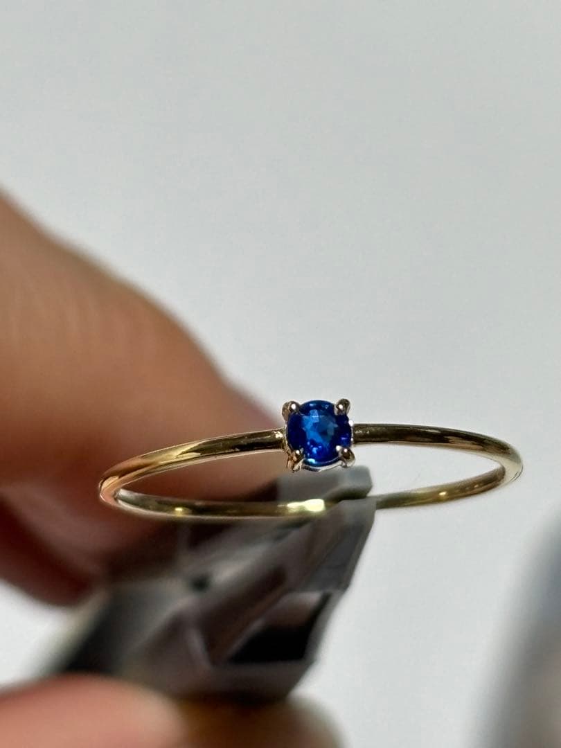 アウイナイトK18華奢リング　13号