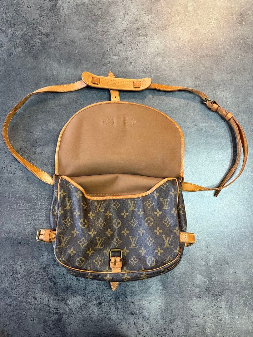 Louis Vuitton モノグラム ショルダーバッグソミュール　1997年