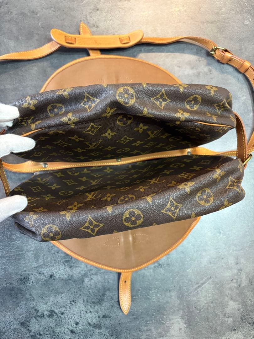 Louis Vuitton モノグラム ショルダーバッグソミュール　1997年