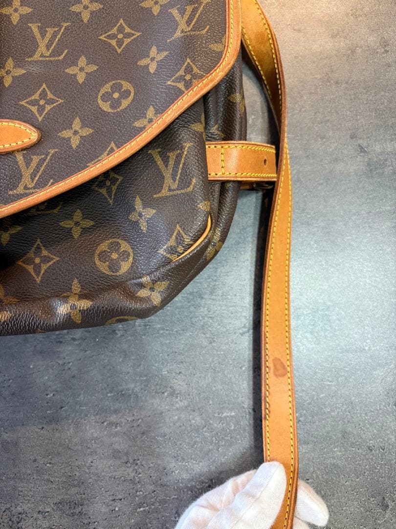 Louis Vuitton モノグラム ショルダーバッグソミュール　1997年