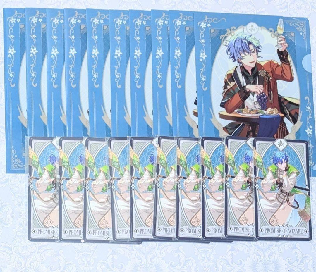 一番くじ　E賞　フィガロ　カード&クリアファイルセット　10点セット Bセット/K賞 クリアファイル＆ステッカーセット/一番くじ ワンピース