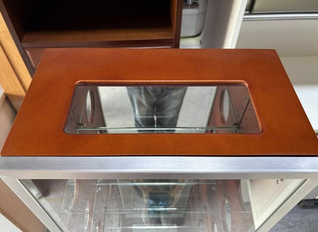 ra2005様専用 カルトーネコレクションケースガラスケースミラー付き幅41cm