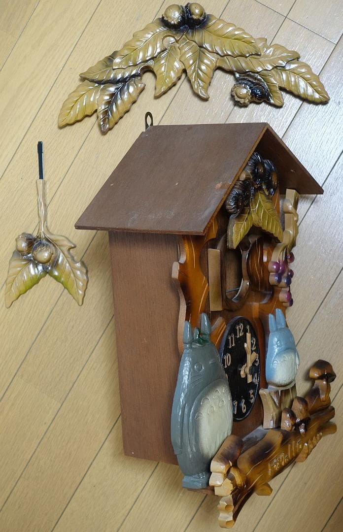 Kei となりのトトロ 壁掛け時計 からくり時計 ジブリ 宮崎駿