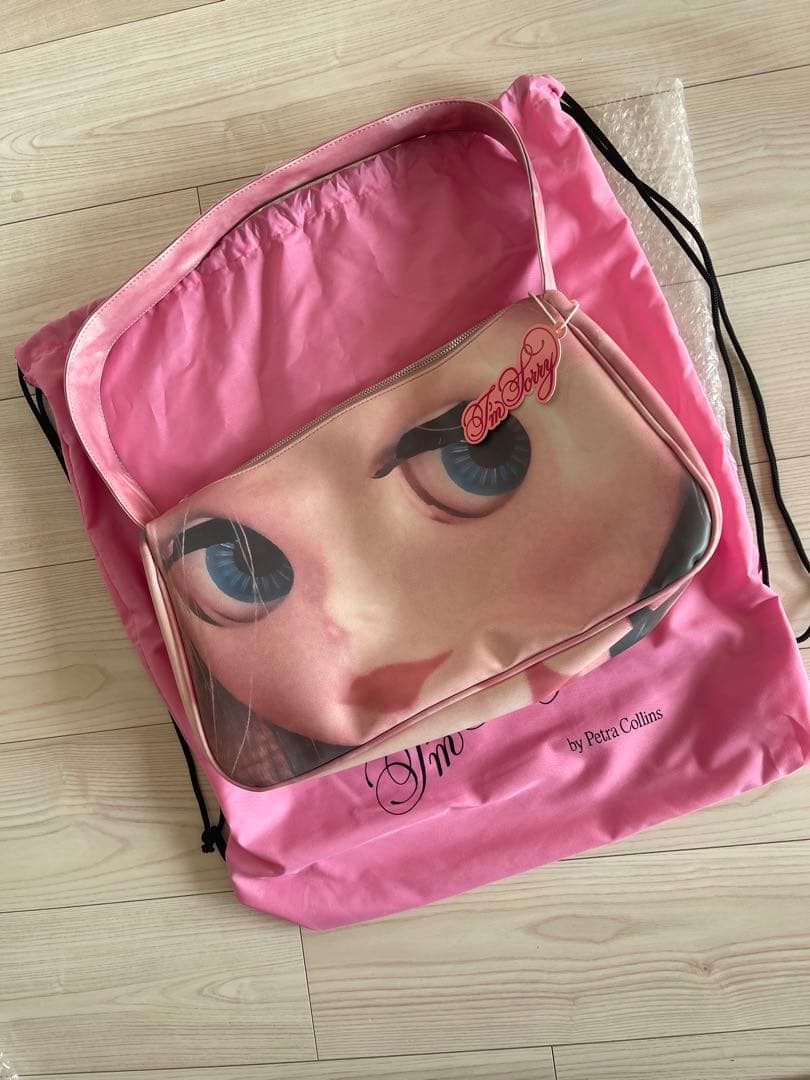 I'm sorry by petra collins ピンクショルダーバッグ - メルカリ