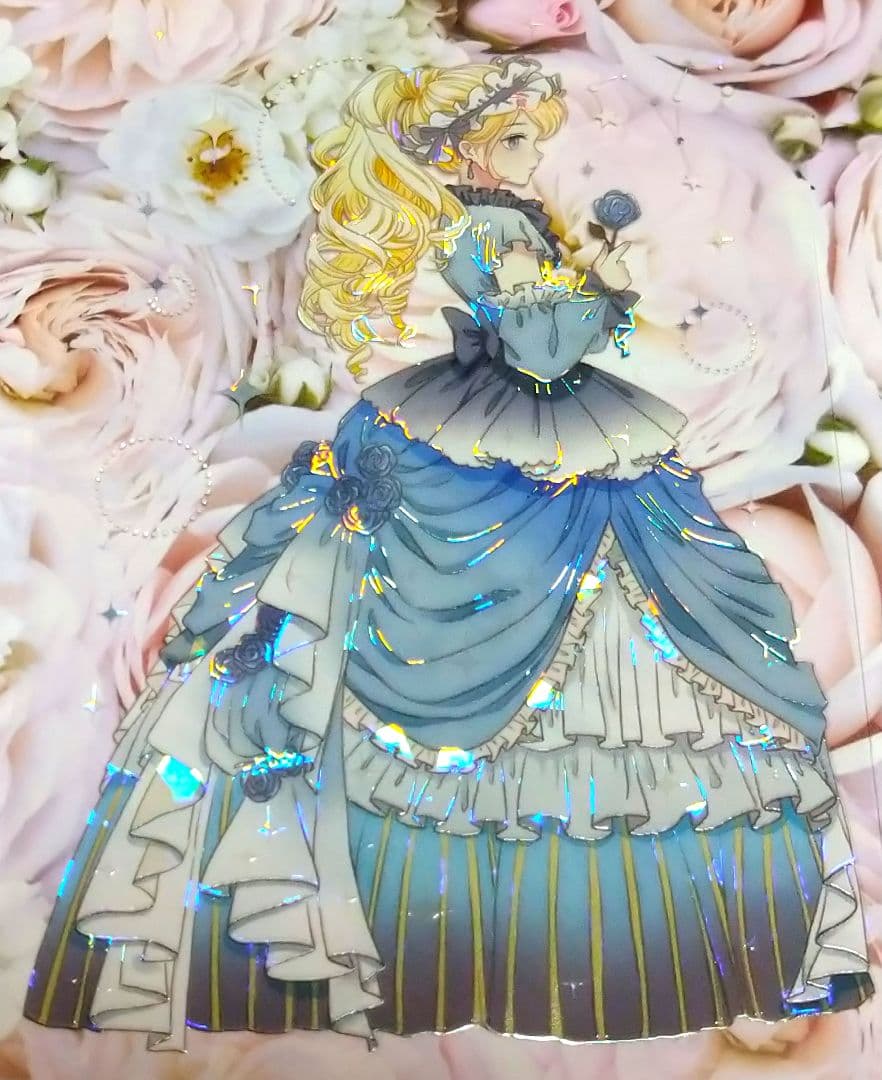 のこり2✩再販✩J442＃洛可可幻夜曲(琉璃光)切り売り海外人物マステ