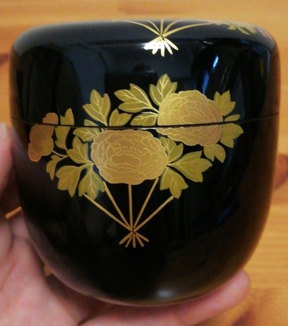 一心斎作 花扇 蒔絵 乾漆 棗 共箱 茶道具 - メルカリ