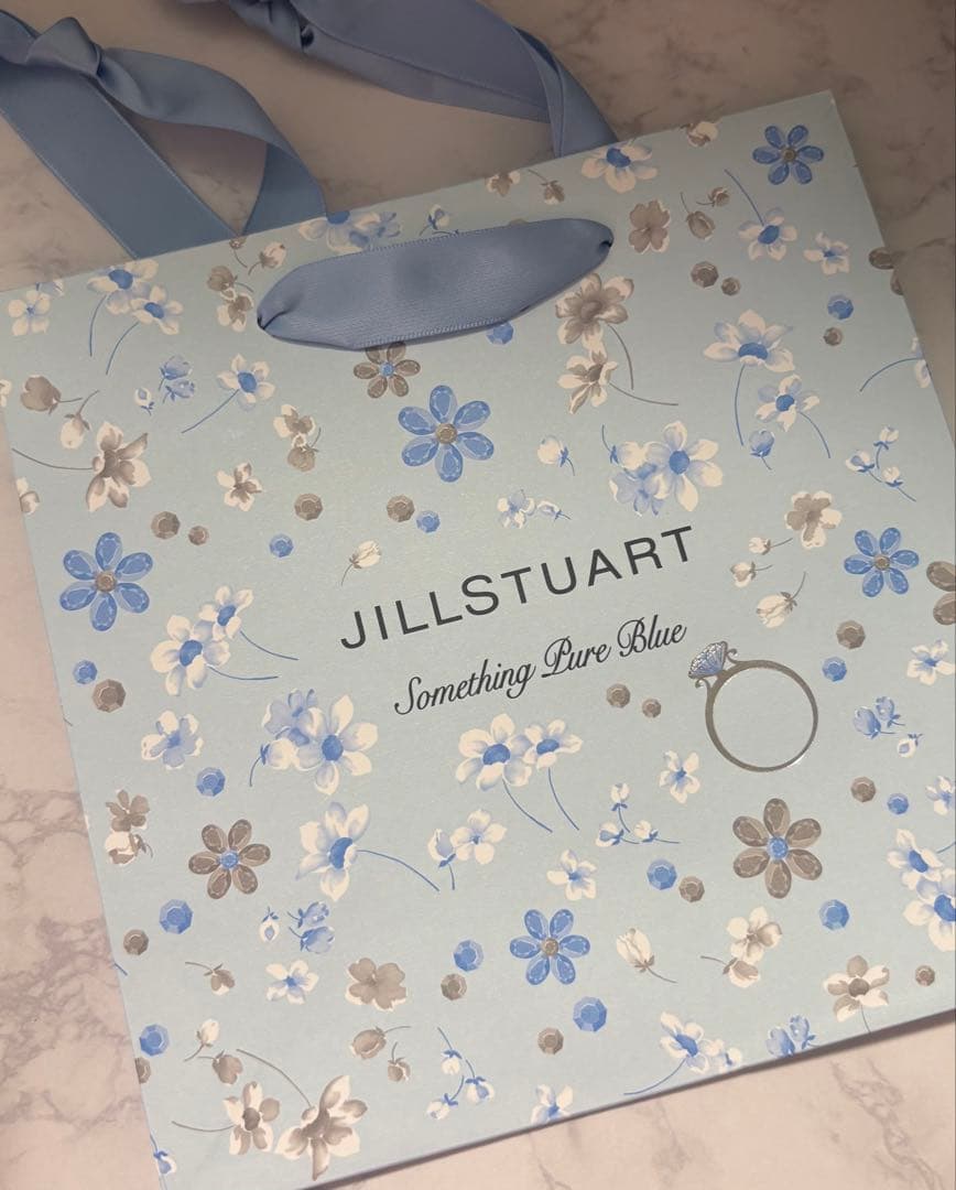 ジルスチュアート サムシングピュアブルー ミラー ギフトBOX ＆ ショッパー付