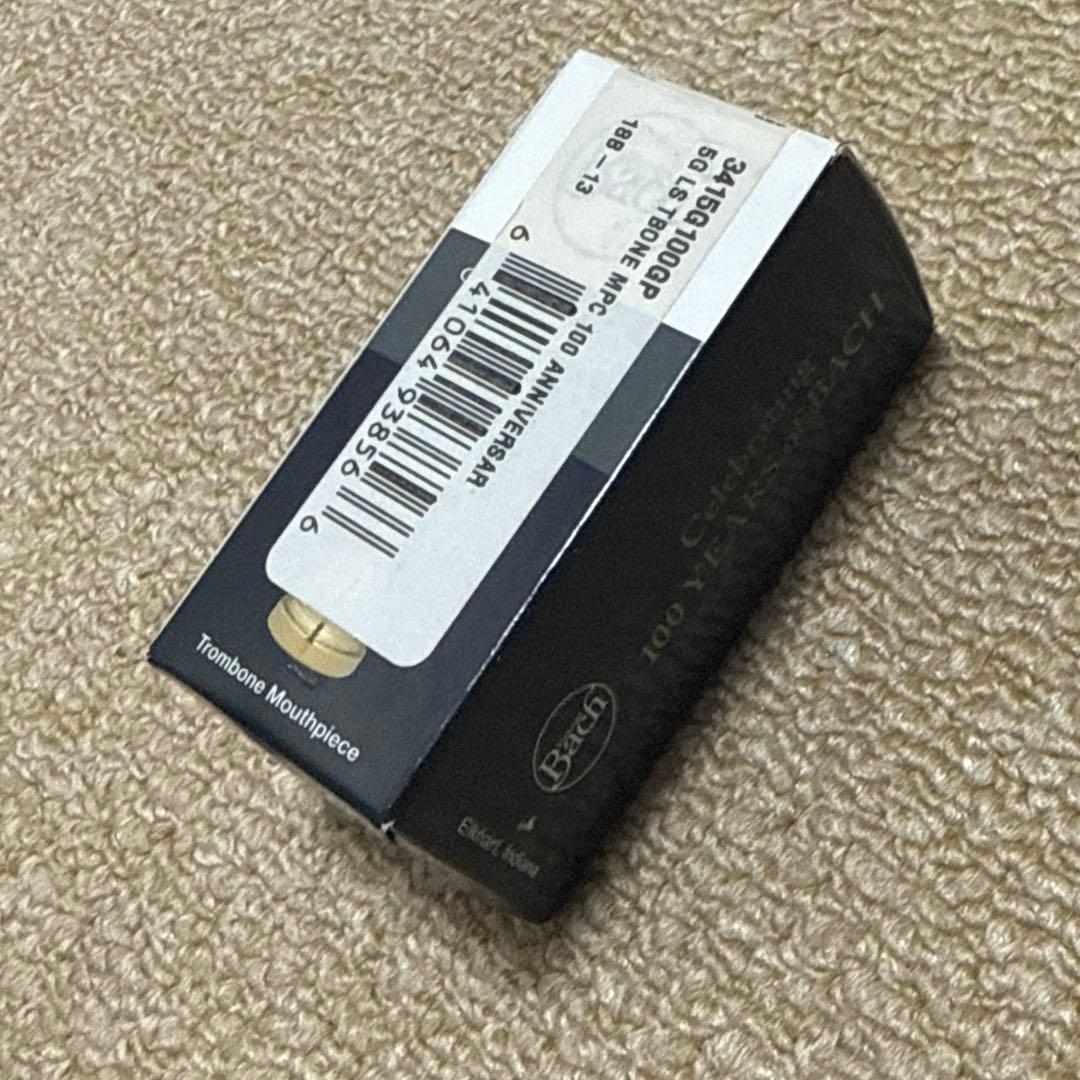 【新品】Bach 100周年　トロンボーンマウスピース 5G