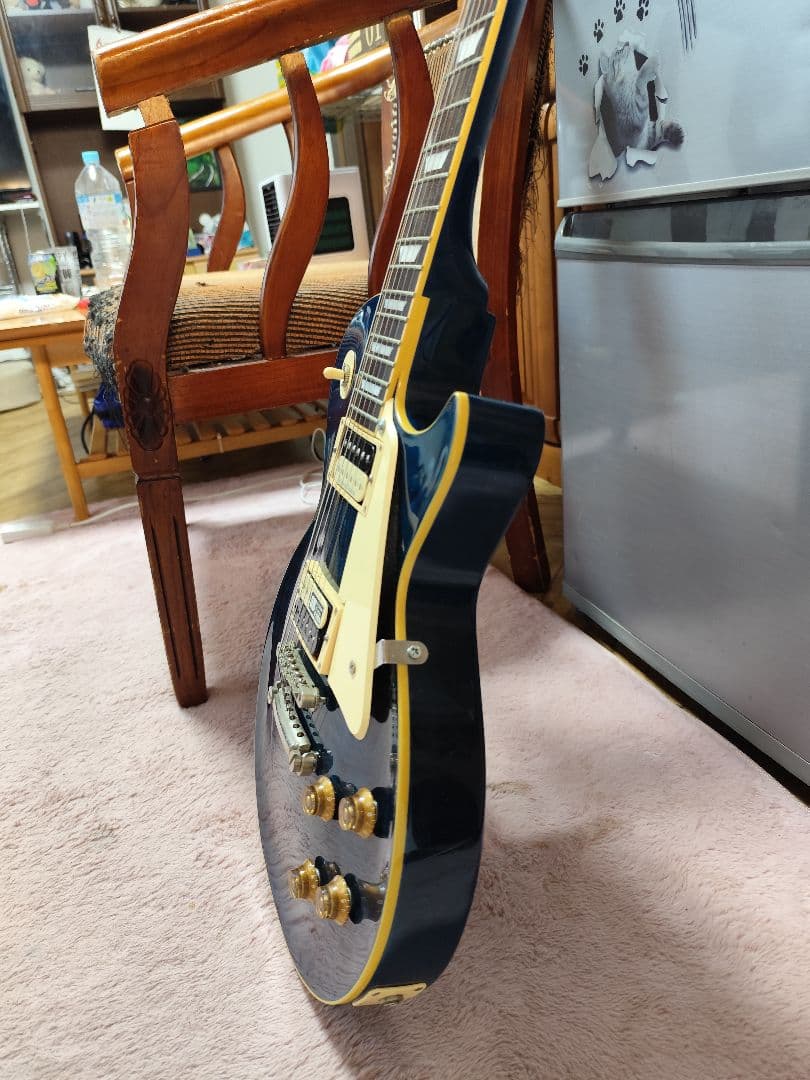 Edwardsレスポールエレキギター ブルー