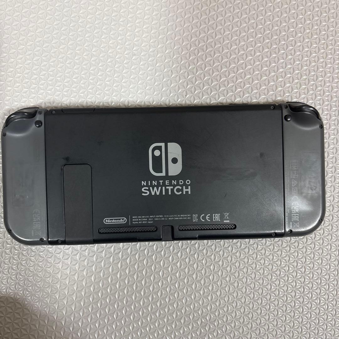 Nintendo Switch グレー本体 付属品付き&公式ソフトケース付