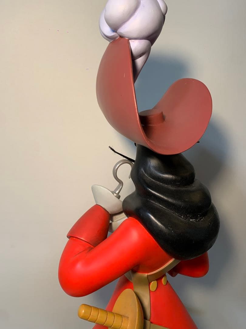 ディズニー ピーターパン フック船長 ビッグ フィギュア スタチュー レア