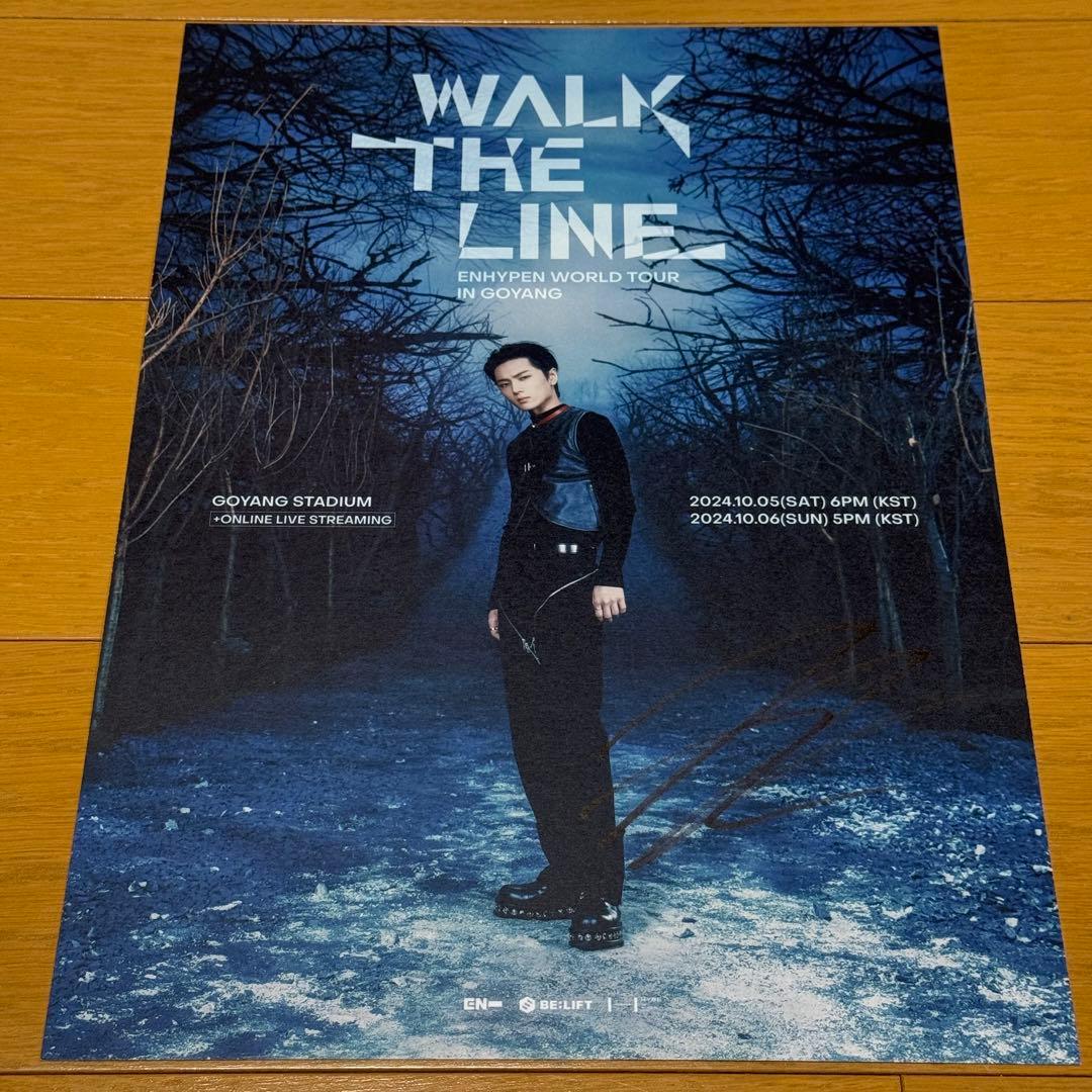 ENHYPEN ジェイ 直筆サイン ポスター
