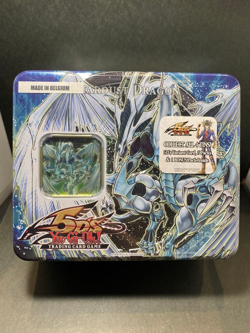 遊戯王 tin缶 スターダストドラゴン 未開封 コレクティブルtin 遊戯王
