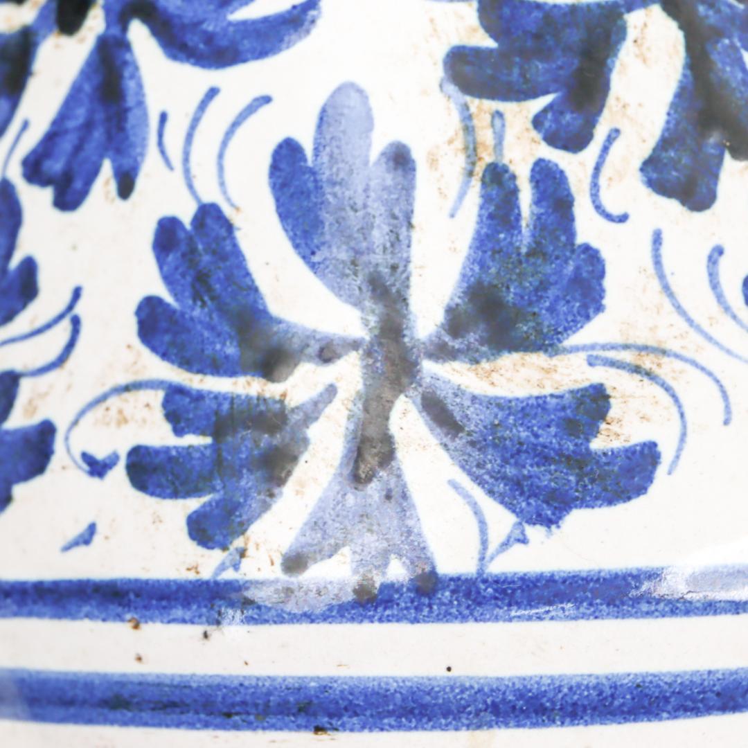 Maiolica アルバレッロ パルメット紋 モスタルダ 薬瓶 保存瓶 飾り壷