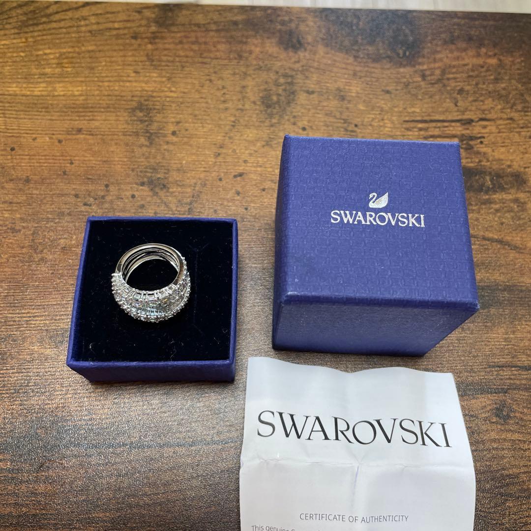 Swarovski シルバー 重ねリング