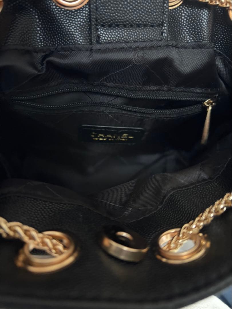 CHANEL ショルダーバッグ 2way 巾着 ノベルティ 非売品 ギフト 黒