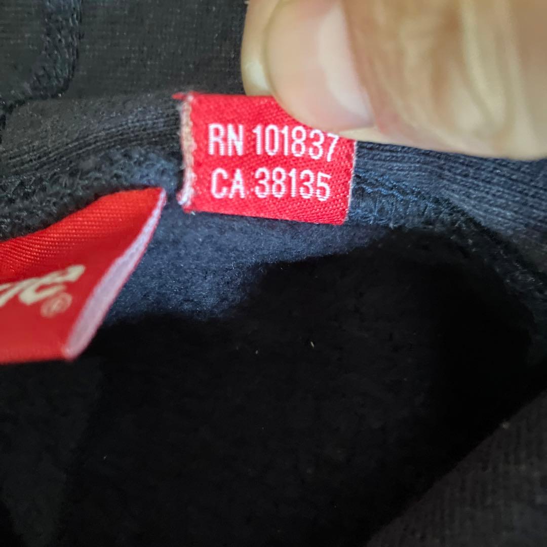 Supreme Sロゴ刺繍 パーカー