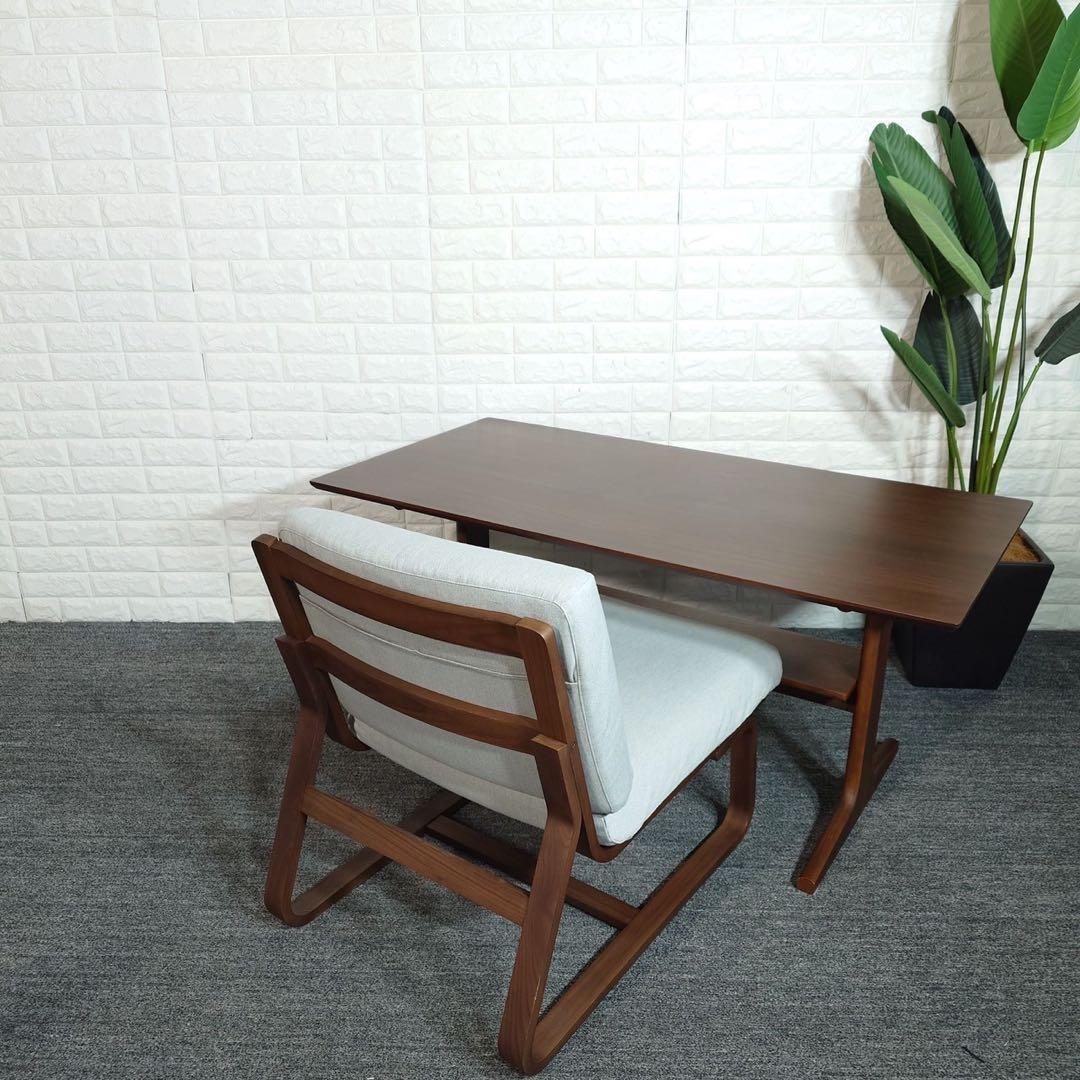 無印良品 リビングでもダイニングでもつかえる テーブル ソファチェア C092