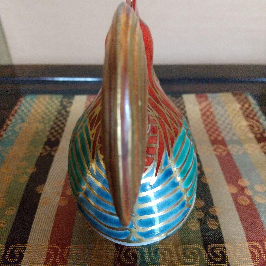 5世乾山 仁清写 色絵 鶏香合 工芸品 FK5978074622