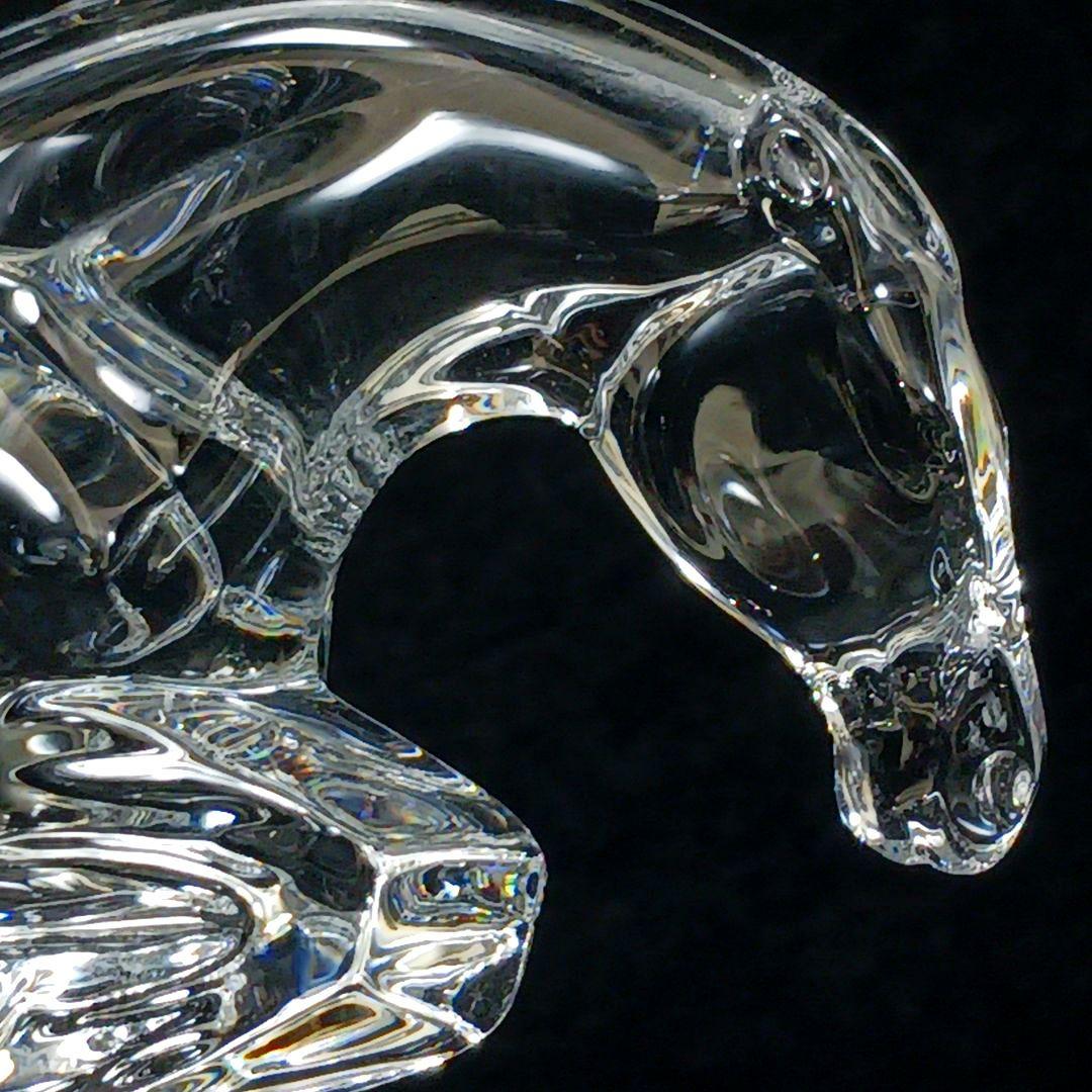 Y2799-1 バカラ ジャンピングホース 馬 置時計 横16㎝ - メルカリ