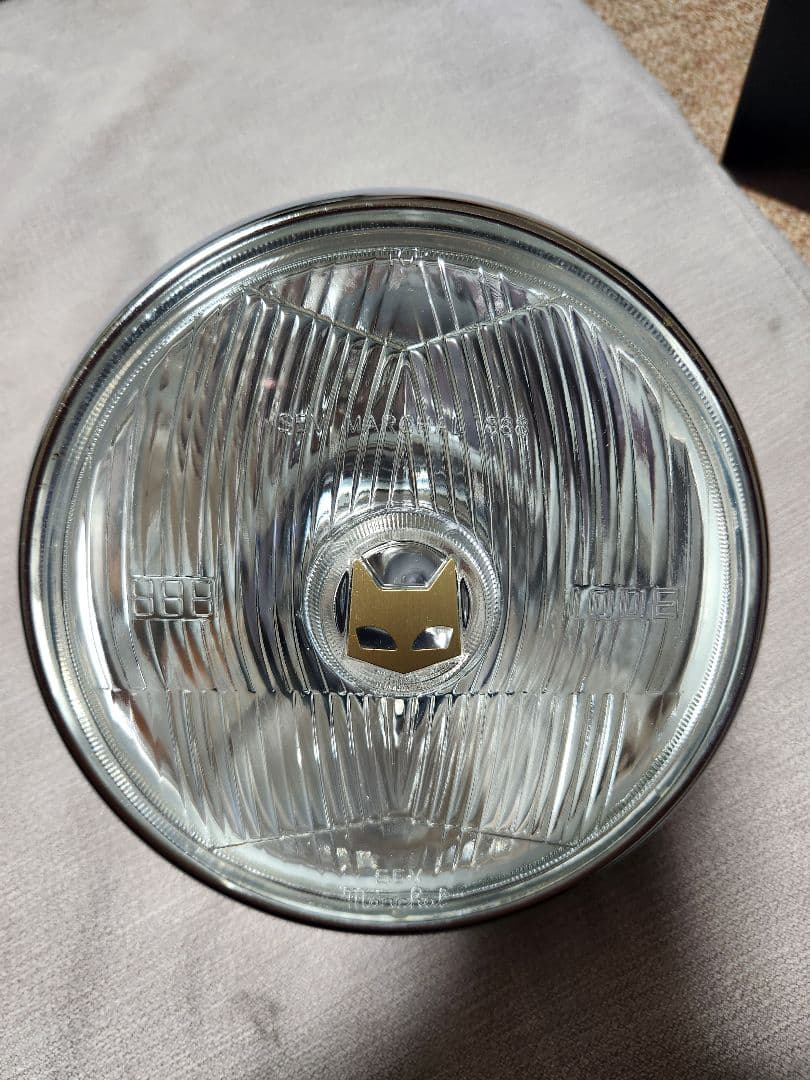 S.E.M.MADCHAL 888ヘッドライト クリアレンズ メッキケース