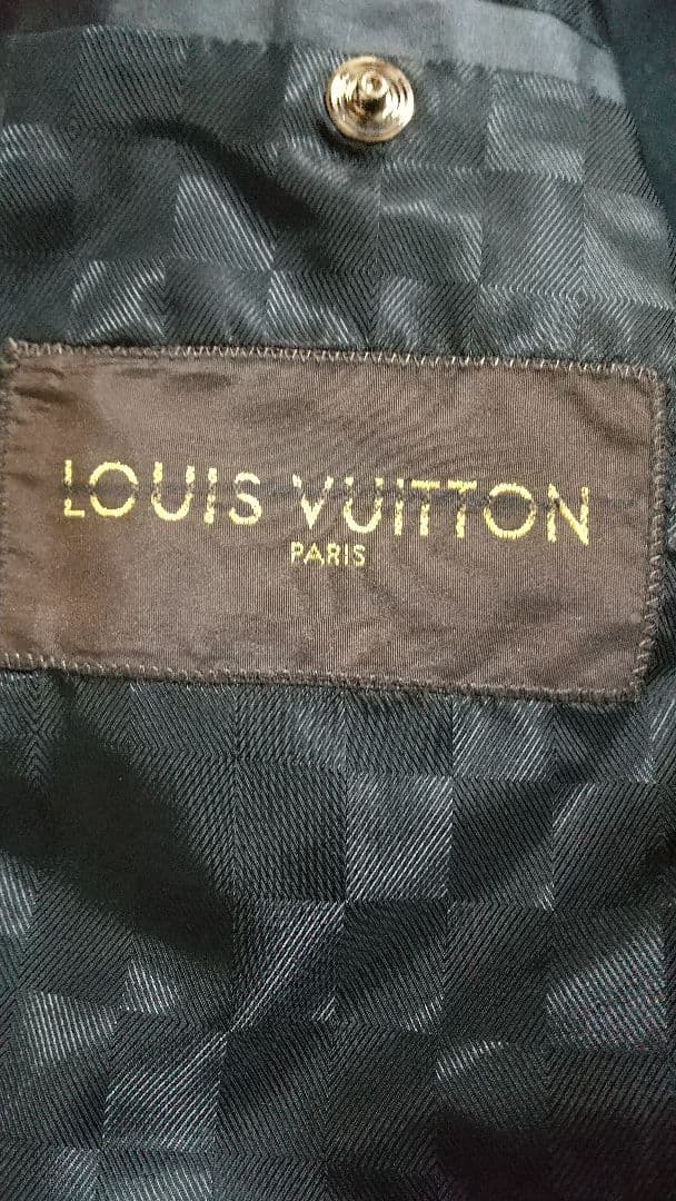 【美品】ルイ・ヴィトン/メンズジャケットコート/46（L）正規品/BLACK