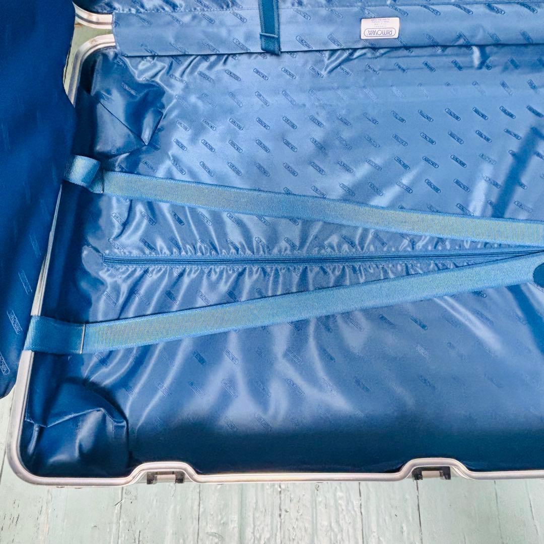 リモワ RIMOWA トパーズ TOPAS 104L 4輪 青ロゴ 93277 - メルカリ
