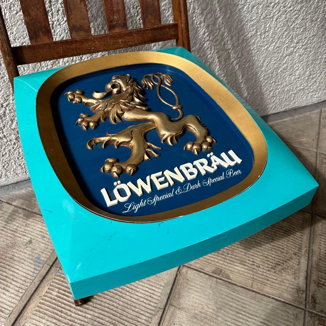 貴重レア！70's USAレーベンブロイ店舗看板BEER アメリカアンティーク