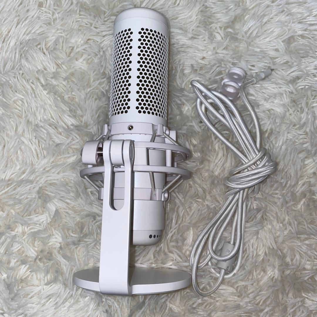 HyperX QuadCast S ホワイト 白 コンデンサーマイク