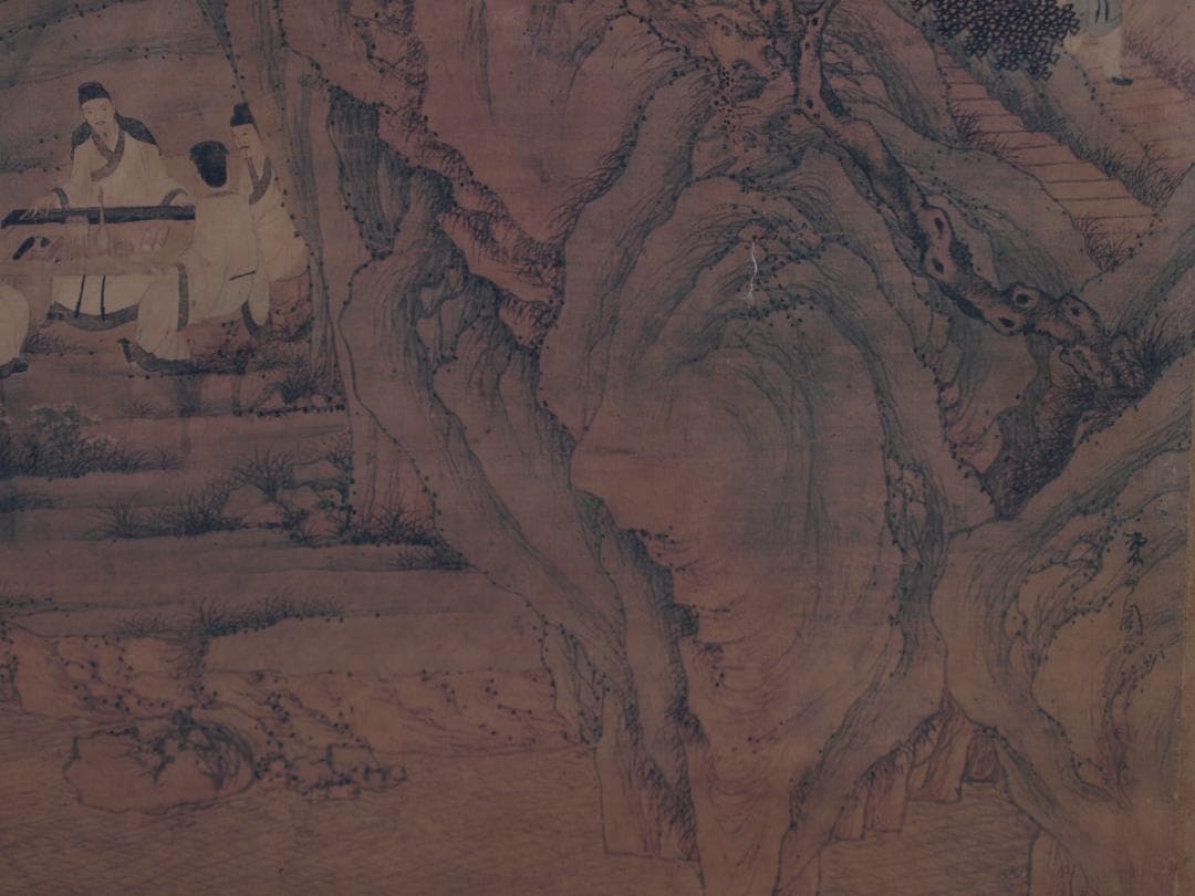 骨董市仕入れ品 中国清時代の掛軸 人物図 肉筆保証 DE748A7-3 - メルカリ