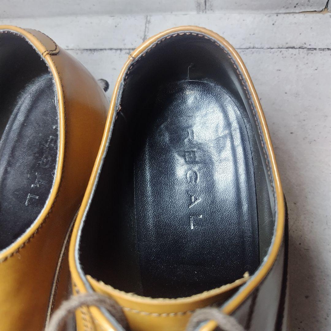 リーガル 011R 24.5 ライトブラウン ストレートチップ ビジネス 革靴