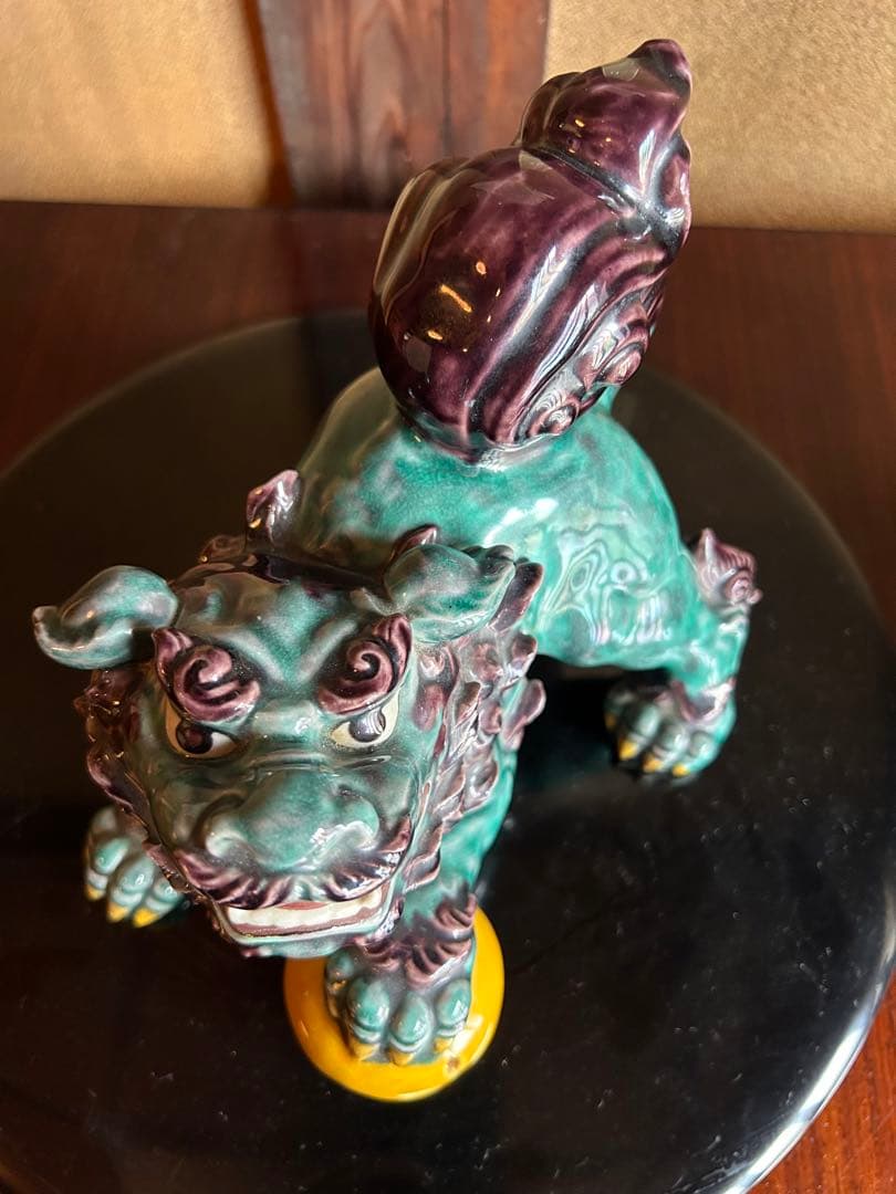 二代徳田八十吉 獅子置物 九谷 1点 - メルカリ