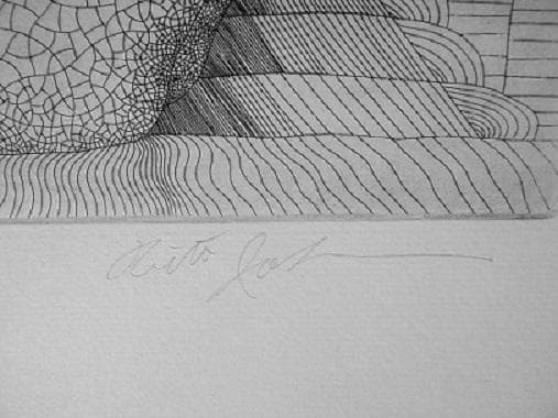 城景都 エッチング エディションナンバー9/35 鉛筆サインあり