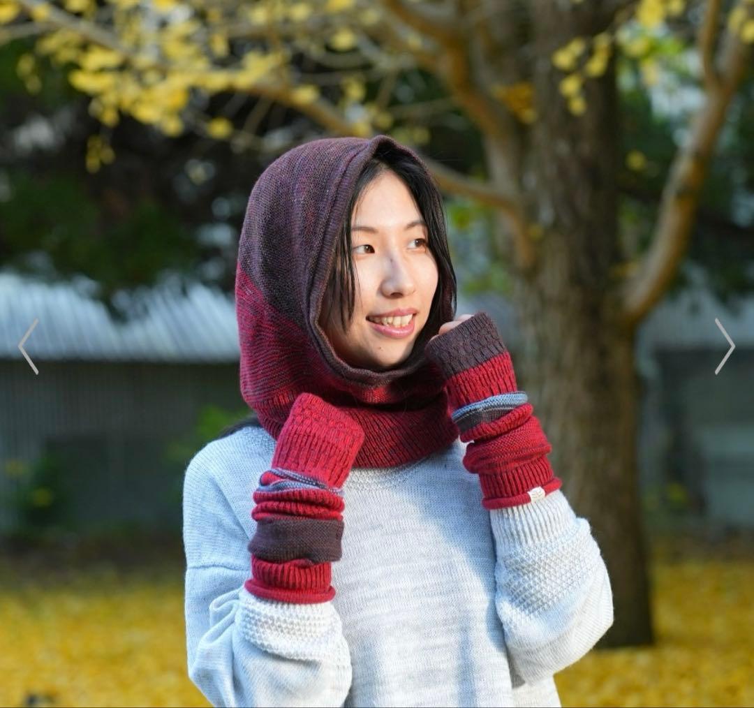 tamaki niime 今季　ゆきんこ　きなり　ベージュ　ミックス　バラグラバ